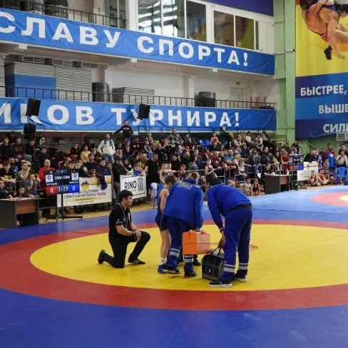 Дежурство бригады на спортивном мероприятии